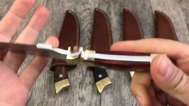 Ash AE3 Handmade Hunting Skinner Bushcraft Knife 440c steel 9 inches