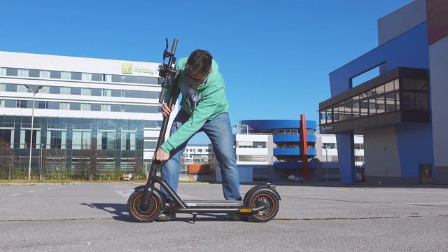 NAVEE N65 Electric Scooter Review: 500-Watt Motor & 10-Inch "Fat"-Tires! смотреть онлайн