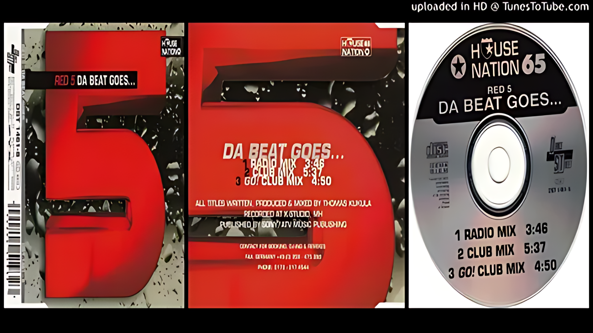 Dj Red 5 vs MC Miker G - Da Beat Goes 1996 Full HD (1080p, FHD)