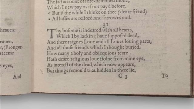 Shakespeare's Sonnet #31: "Thy bosom is endeared with all hearts" смотреть онлайн