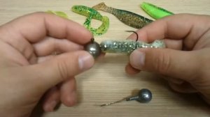 Рыбалка. Монтируем приманки на головке джиг. Лайфхак для рыбалки