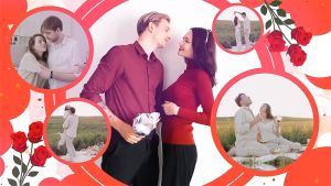 Святой Валентин красные круги слайд-шоу Happy #ValentinesDay Red Circles Premiere Pro Slideshow