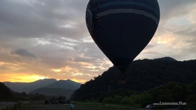 Утренний полёт на воздушном шаре. Сочи, Солохаул смотреть онлайн