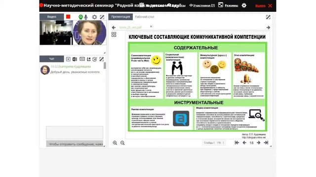 Научно-методический семинар "Родной язык в детском саду: освоение языка в условиях двуязычия"