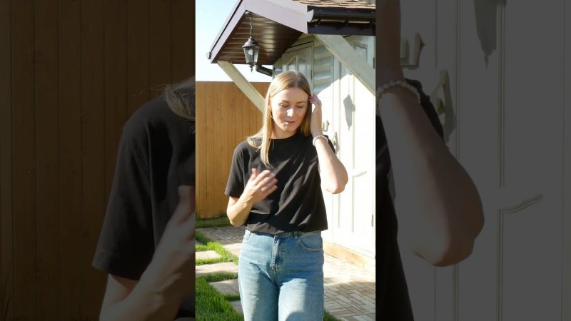 Уход за газоном на шаговой дорожке #shorts #газон
