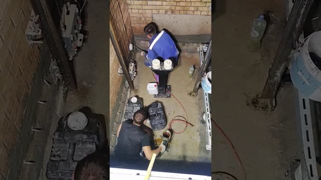 Гидроизоляция, медотом инъекции изнутри