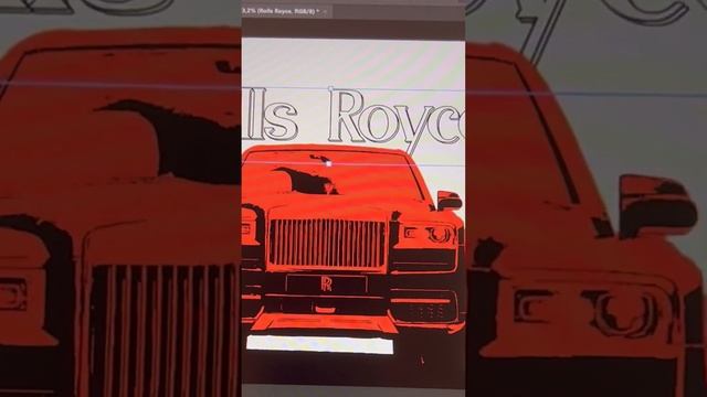 Получится ли быстро сделать обложку в Photoshop, используя только из материалов Rolls Royce