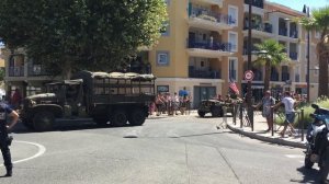 Military Vehicules Parade in Sainte-Maxime