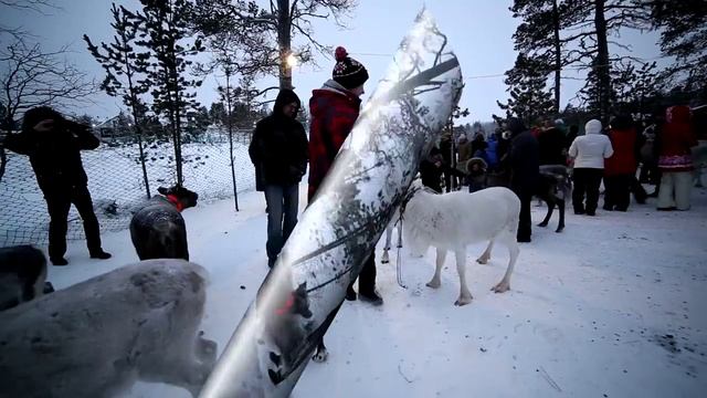 Саамская деревня Ловозеро январь 2016.mp4 смотреть онлайн