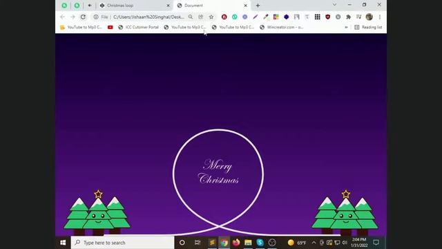 Christmas loop Animation with html css and js in 2022 +full source code by jishaansinghal смотреть онлайн