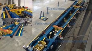 Установка для гидравлических испытаний труб