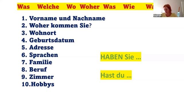 Отрывок урока немецкого языка ▶ Deutschkurs A 1 Stunde 6 смотреть онлайн