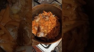 Готовим плов дома Уйда ош килиш #плов