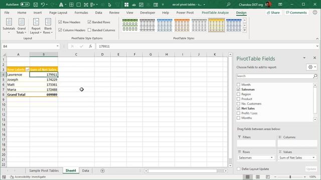 Pivot Tables in Excel - Intro & Step-by-step tutorial