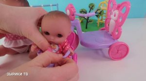 Пупсики ?  Большой и Маленький. Играем в Куклы. Зырики ТВ