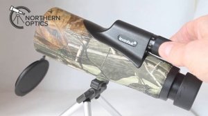 Levenhuk 10x56 camo monocular telescope with eyepiece reticle review. The view will amaze you