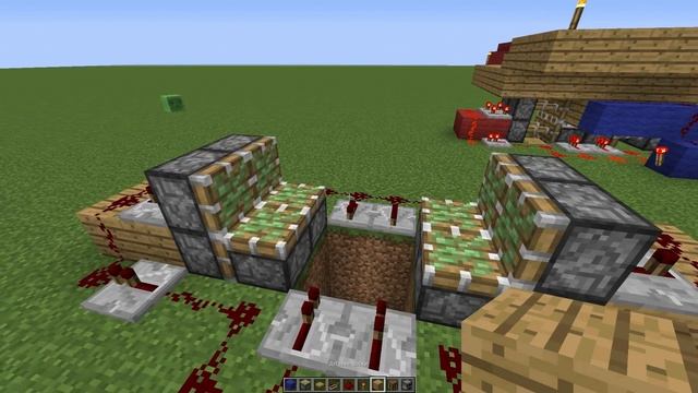 Minecraft ► Механический секретный спуск в шахту!