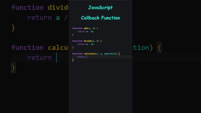 JavaScript Callback Function