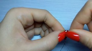 Колечко из бисера и бусин. Украшения из бисера. Бисероплетение для начинающих