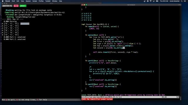 [Rust Programming] Advent of Code - Fixing Parsing & 2015 Day 13 смотреть онлайн