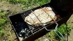 Приготовление печень барана в жировой сетке.