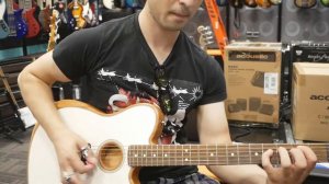 Fender Acoustasonic Player Telecaster (Arctic White) Demo!