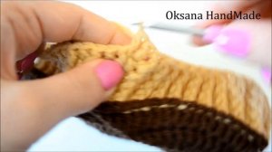 Домашние тапочки крючком. Мастер класс. Crochet Slippers
