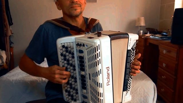 'Little Night Serenade' - on accordion смотреть онлайн