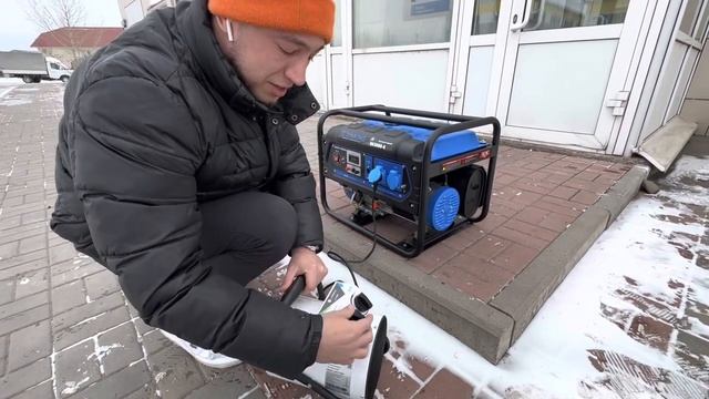 Обзор запуска Dinking Dk3000-A, дали нагрузку больше номинала, пушка тепловая 3квт. смотреть онлайн