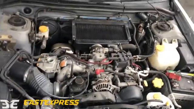 ДВС+КПП SUBARU EJ20T, 2000 куб см № A996576 смотреть онлайн