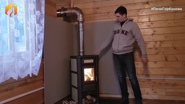 Сдача объекта в Ленинградской области заказчику. Печь-камин Lederata от Tim Sistem (Печи Горбунова) смотреть онлайн