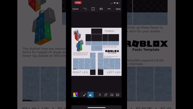 HOW TO MAKE PANTS ON ROBLOX MOBILE || 2021! || EASY AND EXPLAINED! смотреть онлайн