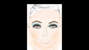 Digital Face Chart - Makeup Artist #3 "Fashion"