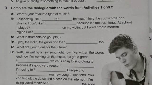 Year 6 Academy Stars Workbook Answer Page 72🍎Unit 7 Music and song🚀Lesson 1 Vocabulary смотреть онлайн