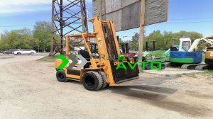 Такого у нас ещё не было! смотри скорее новый обзор трёхтонного вилочного погрузчика KOMATSU FG30