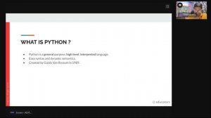 Python Coding for Beginners | Live by ADITYA JAIN @craterclub8206  | aducators.in