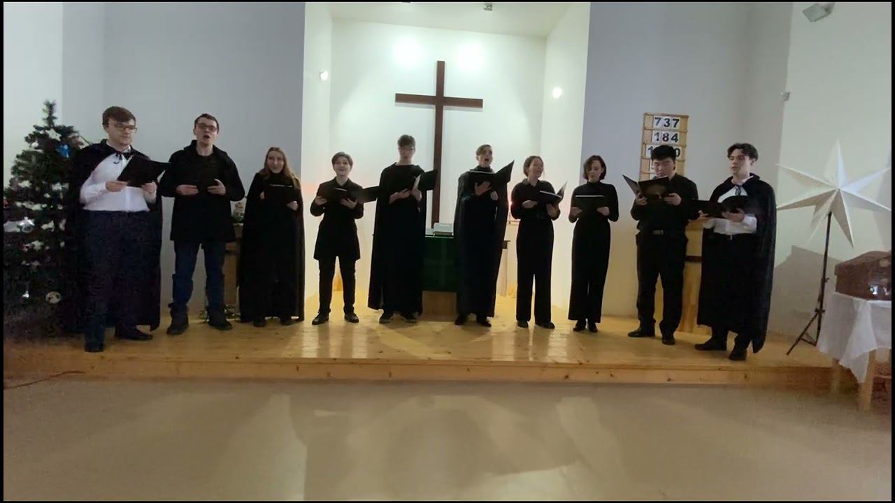 «God Rest Ye Merry, Gentlemen».Елена Басова, Владислав Осипов, студенты 1 курса УГК им.Мусоргского
