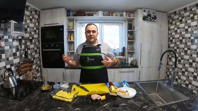 КАРТОФЕЛЬ С ГРИБАМИ В ДУХОВКЕ!!!!!ВКУСНО И СЫТНО. смотреть онлайн