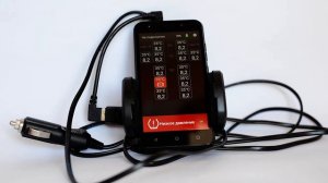 Демонстрация Системы EVA PRO™ в работе. Датчик давления в шинах.