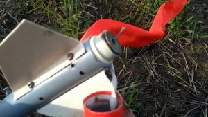 Запуск ракеты "на салазках"