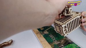 Конструктор из Дерева Wood Trick Как сделать деревянный КРАН и Мотоцикл?