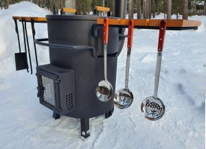 Обзор дровяной печи под казан или садж от ARMAchair.ru