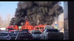 пожар трамвая в Казани 18 марта 2019