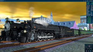 [Trainz Race] ATSF 2926 Vs. SP GS-4, MILW S-3, WM J1 and C&O J3a!