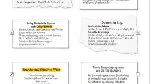 Экзамен по немецкому B1 Goethe-Zertifikat B1 ЧТЕНИЕ LESEN объявления