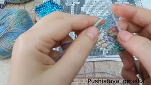 МК Шаль "Кодама"/Обучающее видео для начинающих/Вязание спицами/ с 1 по 20 ряд/часть 1