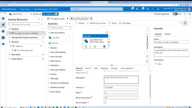 Create My First ETL Data Pipeline with Azure Data Factory смотреть онлайн