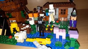 Конструктор Майнкрафт "Большая компания Стива"