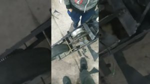 Электромотоцикл из гироскутера.