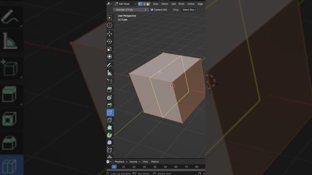 Как нарезать объект в Blender